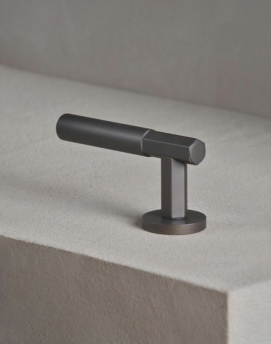 Juego de manillas con roseta redonda Pair