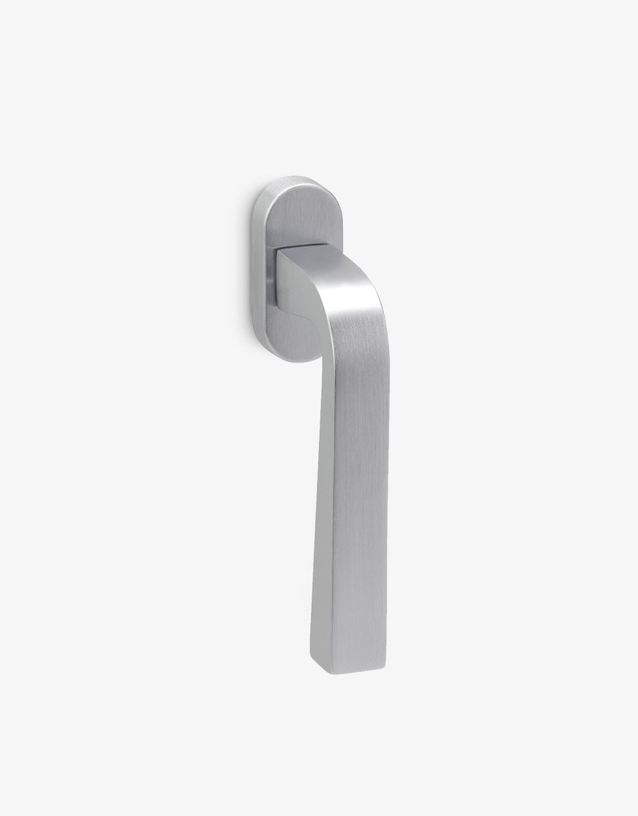 Touch oval window handle