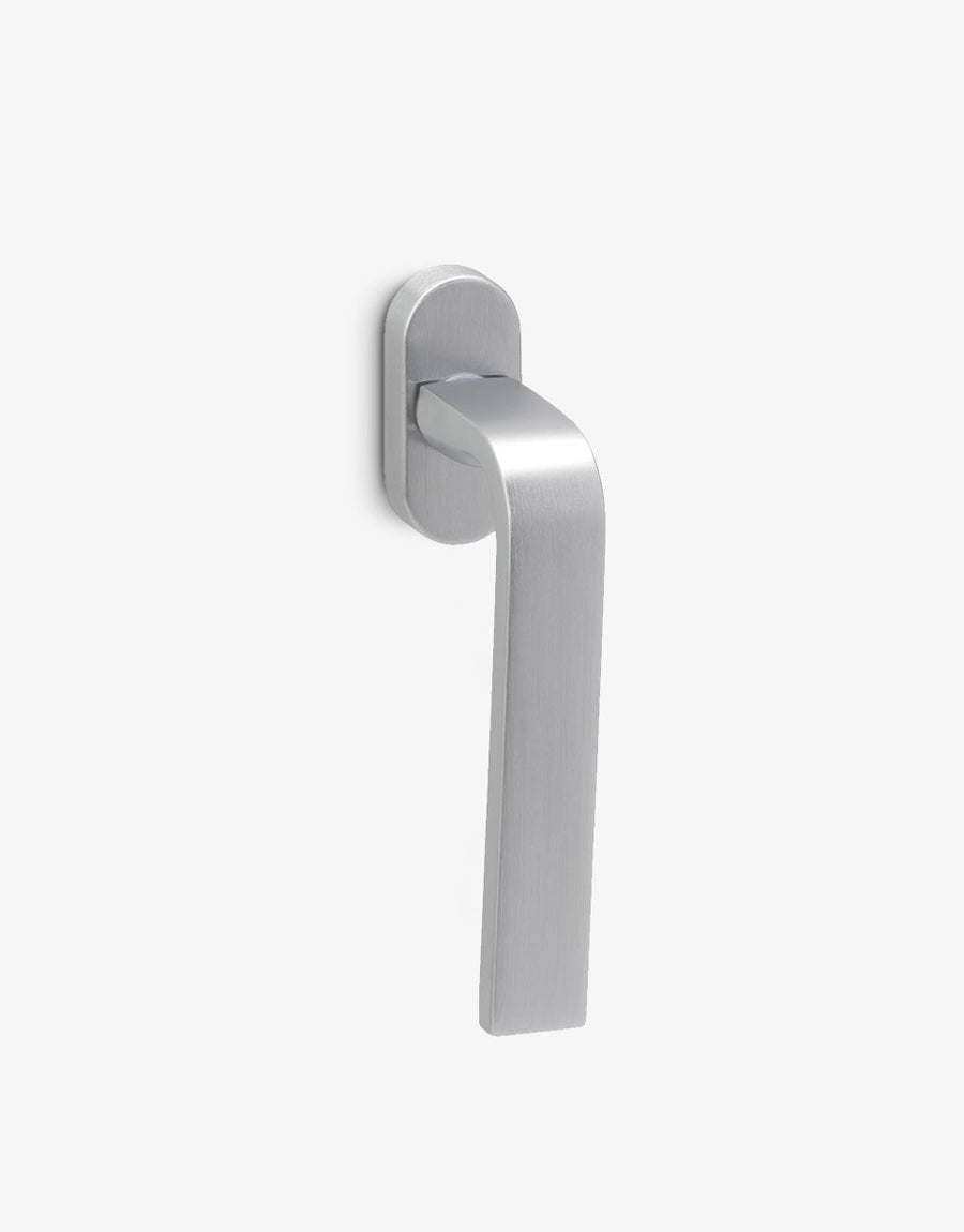 Pin oval window handle