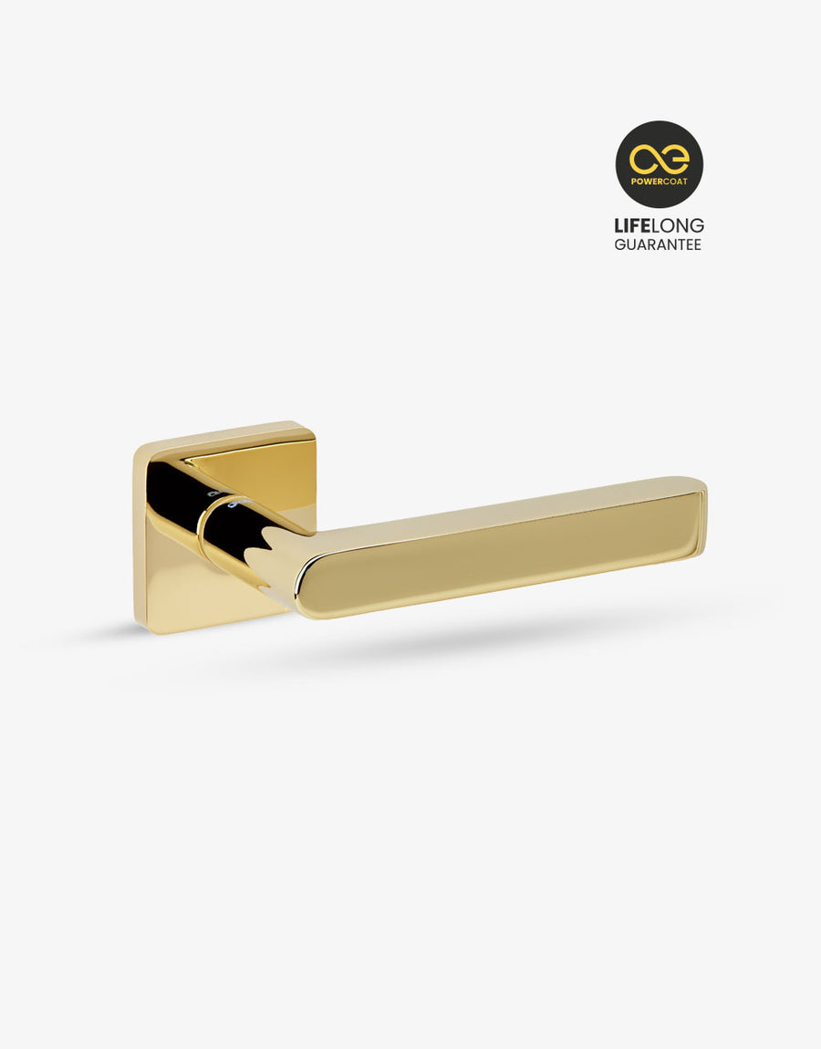 Ipnos door handle set on special rose